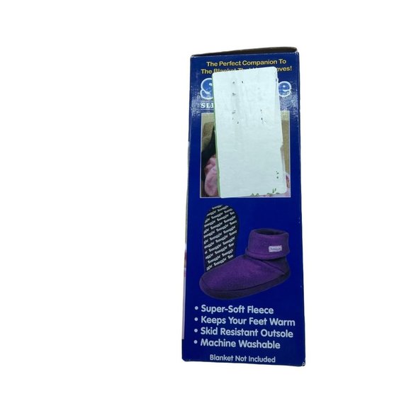 Snuggie Girls Kids Pink Slippers NEW in Box Fleece Size Medium 13–1 Super Soft - Picture 3 of 7